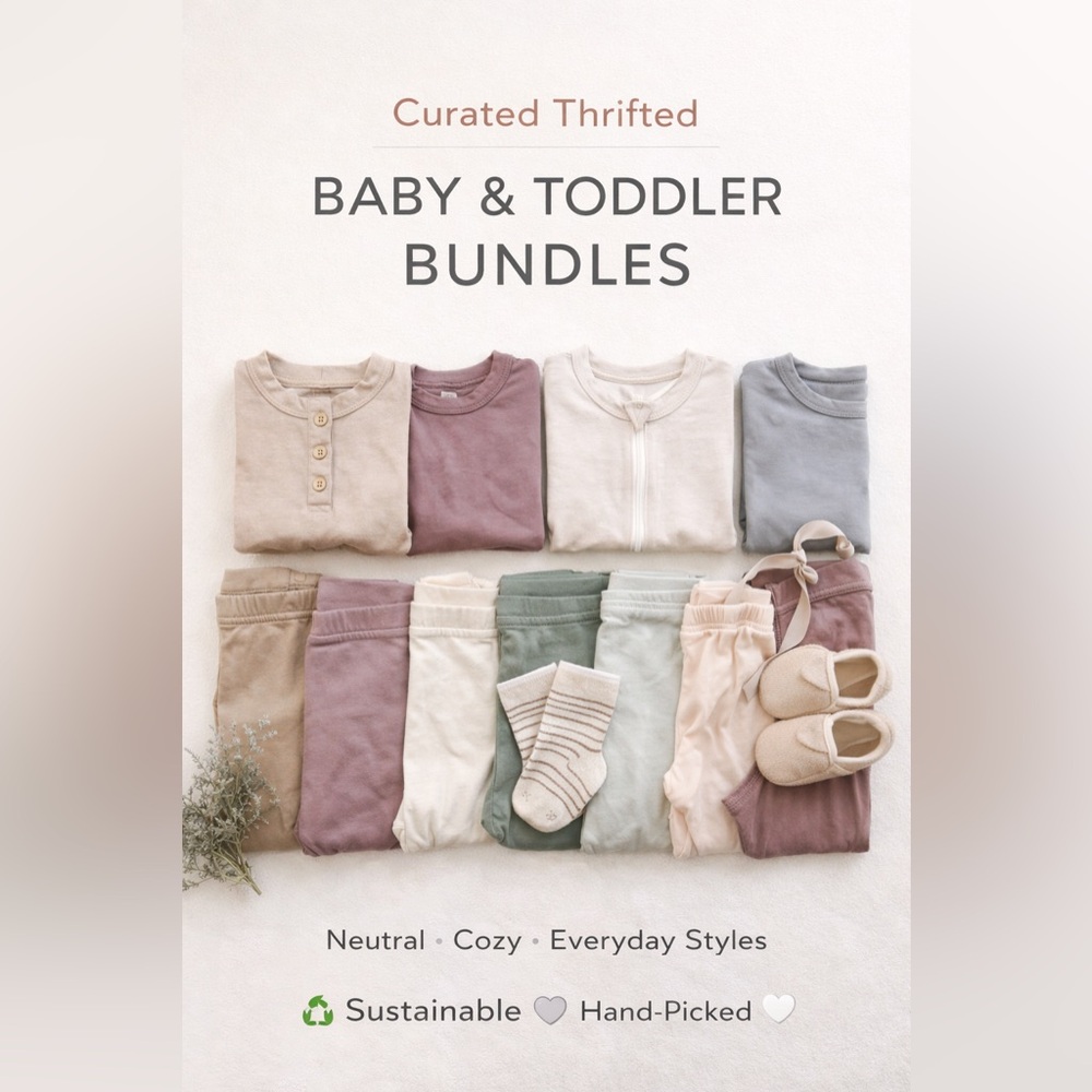 ✨ PROMO ✨ Premium Curated Baby & Toddler Bundle – 5-6 Items • Sizes 0-3T